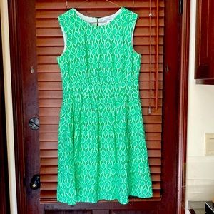 Emily and fin sleeveless tennis dress green